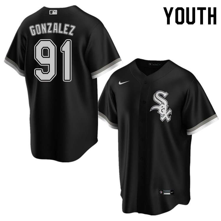 Nike Youth #91 Luis Gonzalez Chicago White Sox Baseball Jerseys Sale-Black